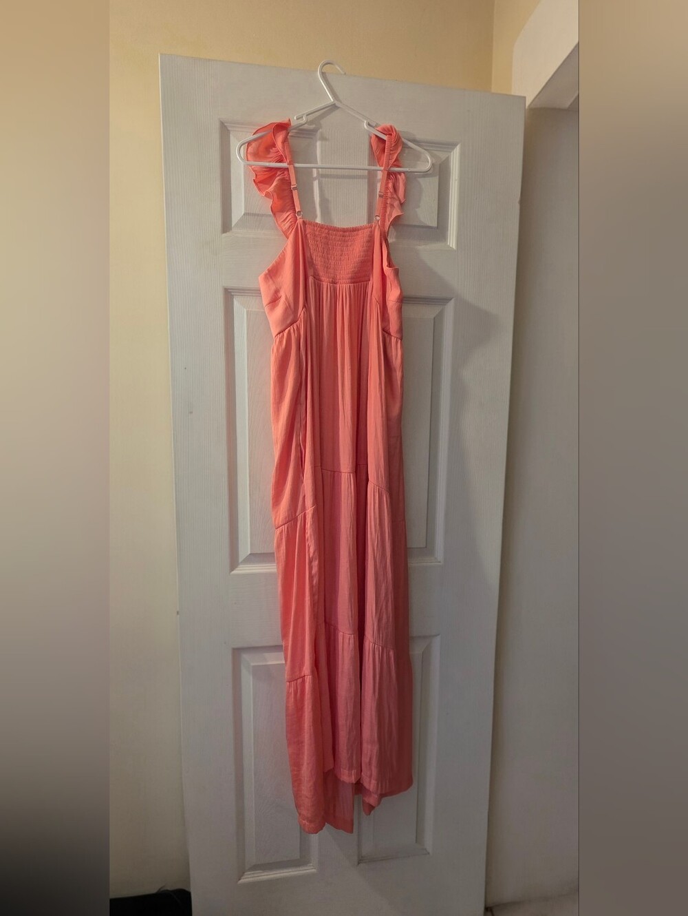 Soma Coral Ruffle-Strap Maxi Dress - Picture 2 of 5